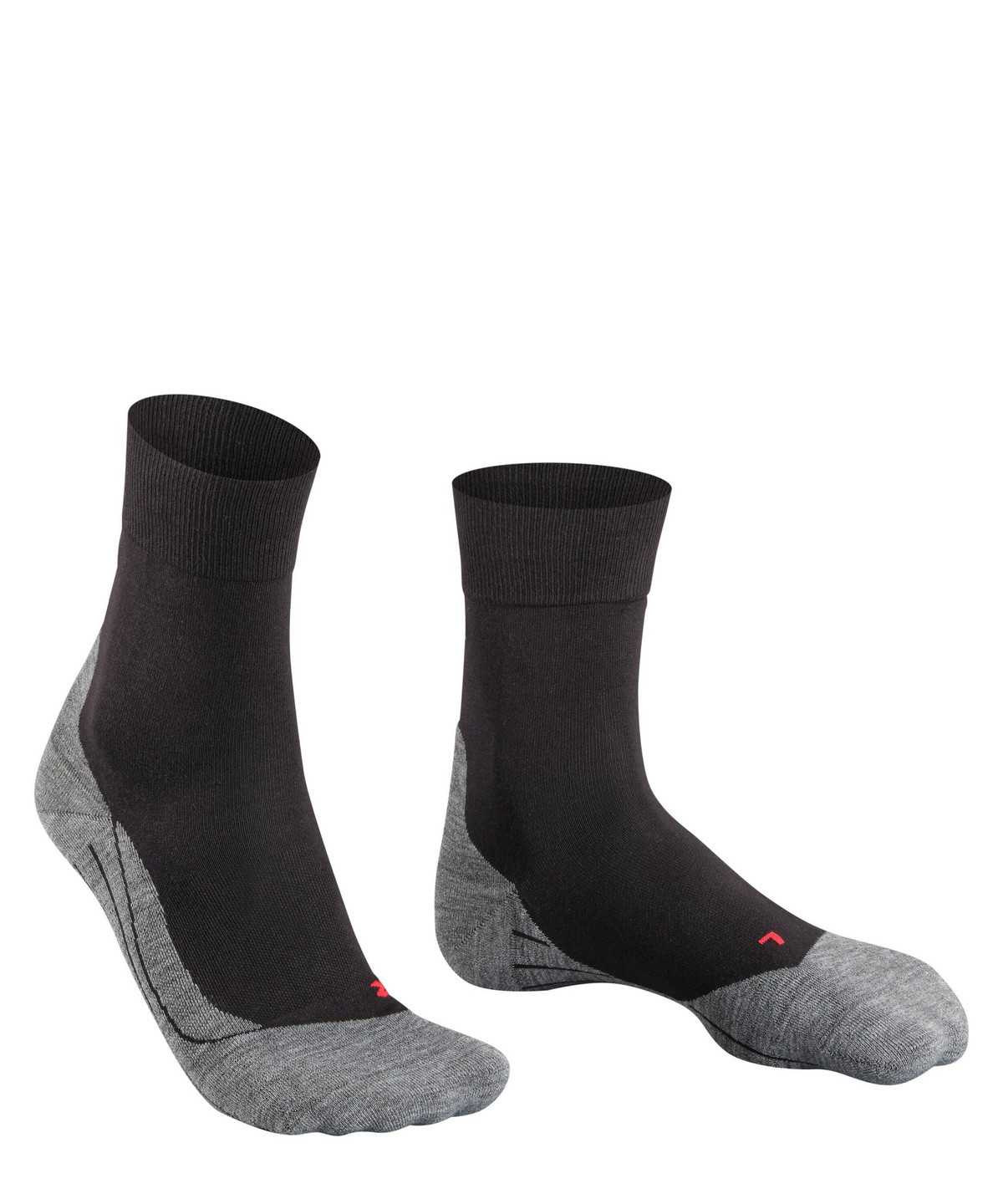 Men Falke RU4 Endurance Running Socks Socks Black | TJPKLI183