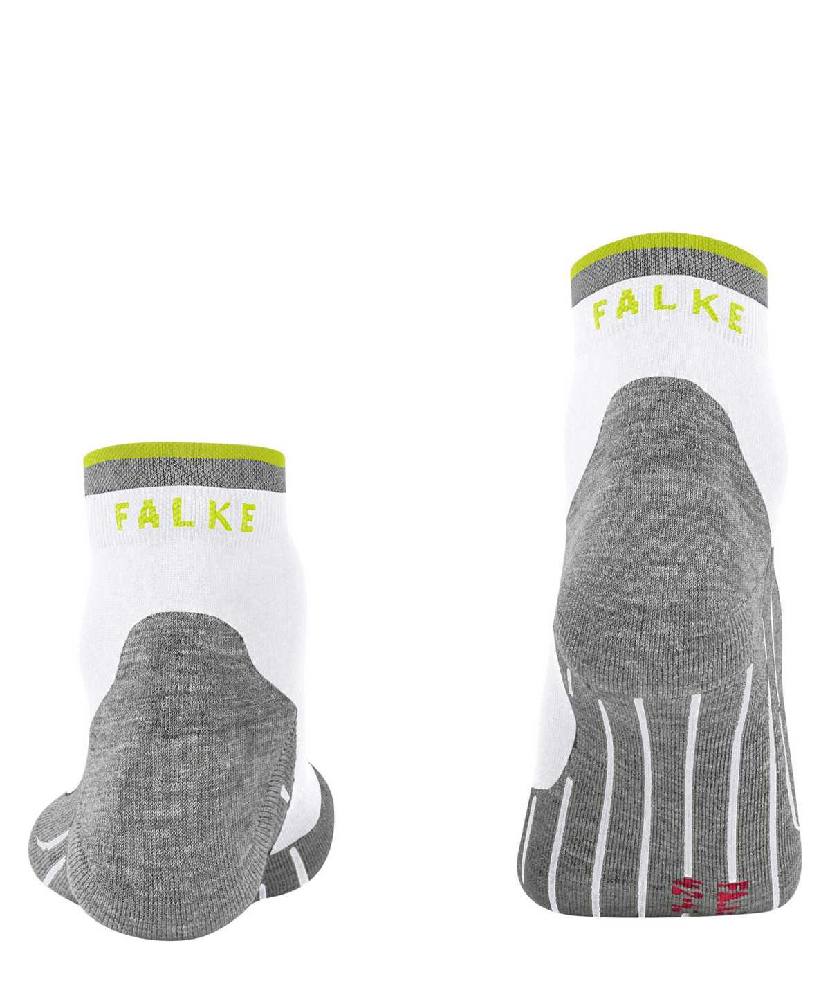 Men Falke RU4 Endurance Short Reflect Running Short sock Socks White | ITUZKY249