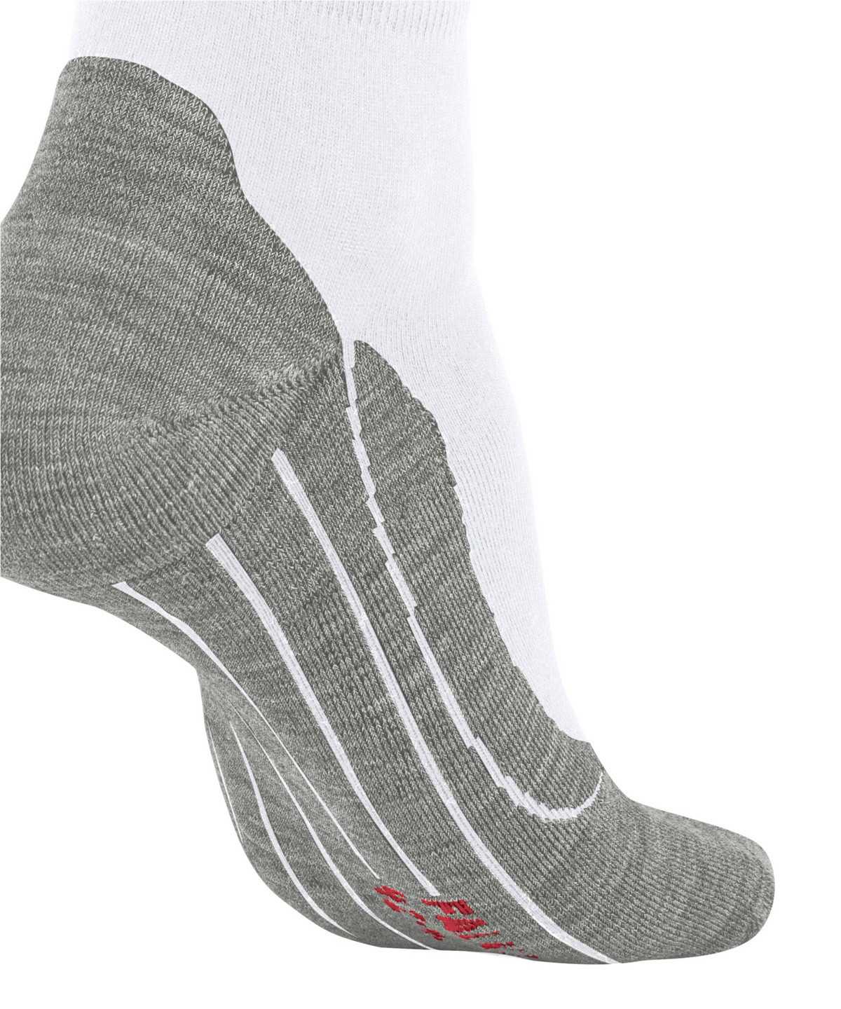 Men Falke RU4 Endurance Short Reflect Running Short sock Socks White | ITUZKY249