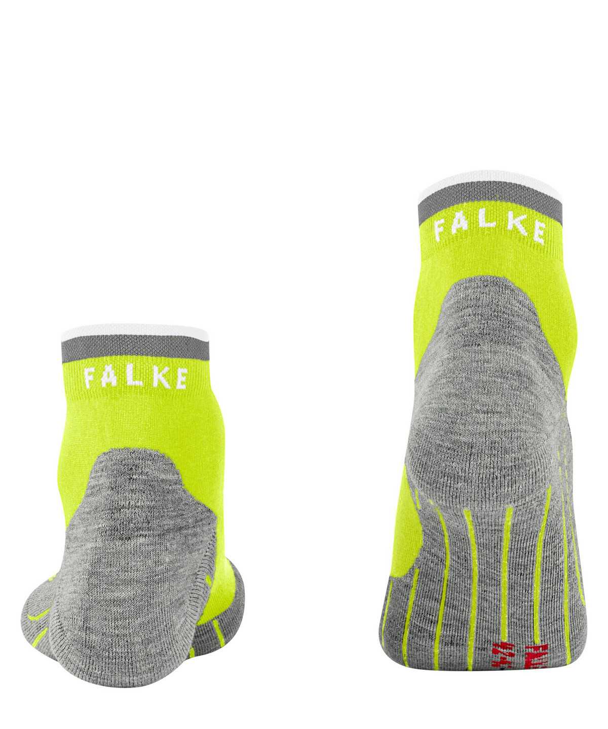 Men Falke RU4 Endurance Short Reflect Running Short sock Socks Green | UNVPMR725