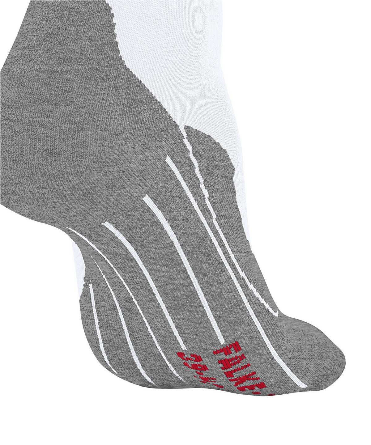 Men Falke RU4 Endurance Short Running Short sock Socks White | BWYUQP628