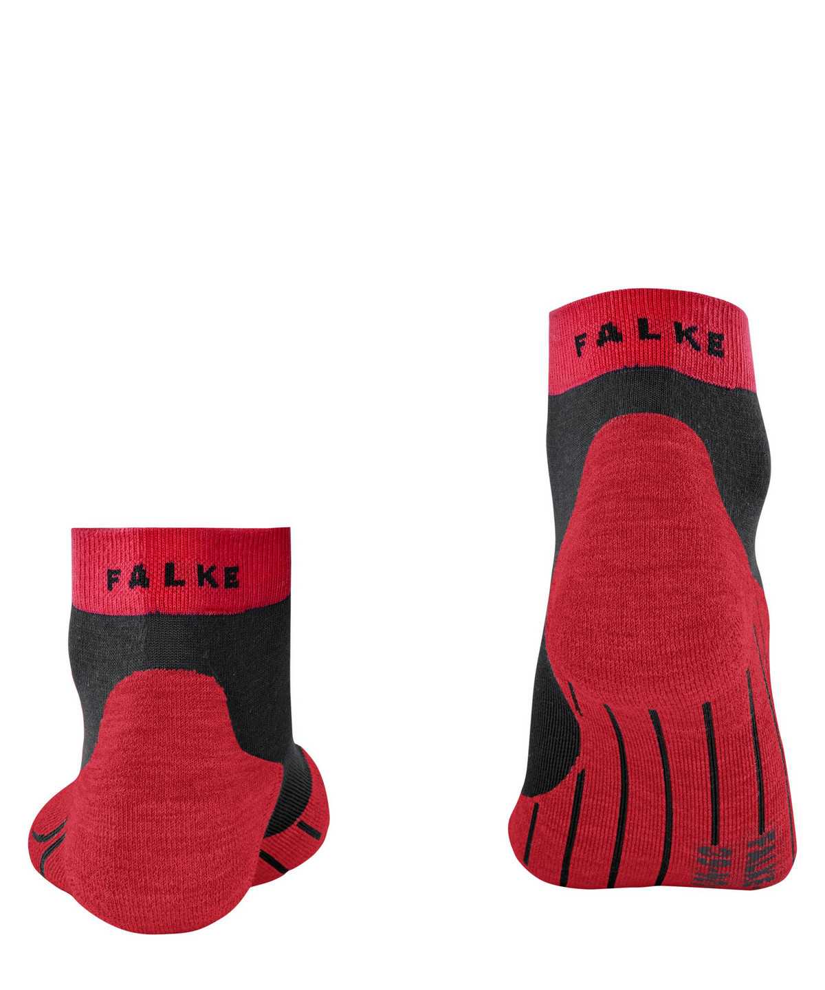 Men Falke RU4 Endurance Short Running Short sock Socks Black | RBLSGF496