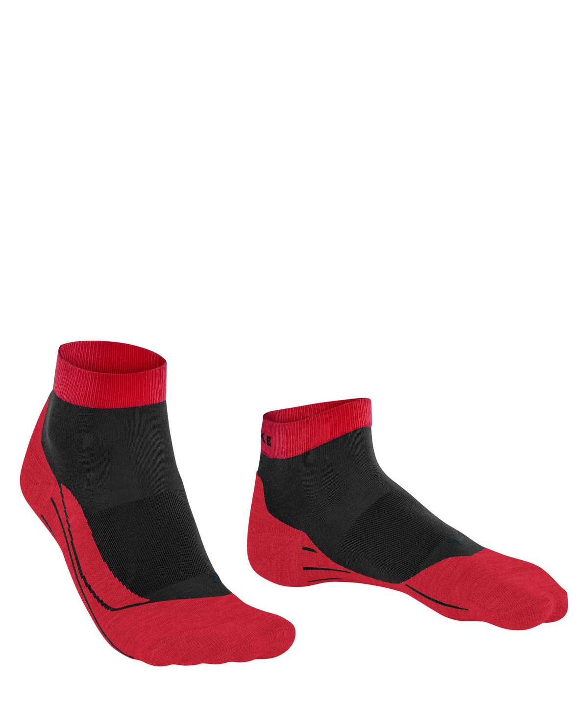 Men Falke RU4 Endurance Short Running Short sock Socks Black | RBLSGF496