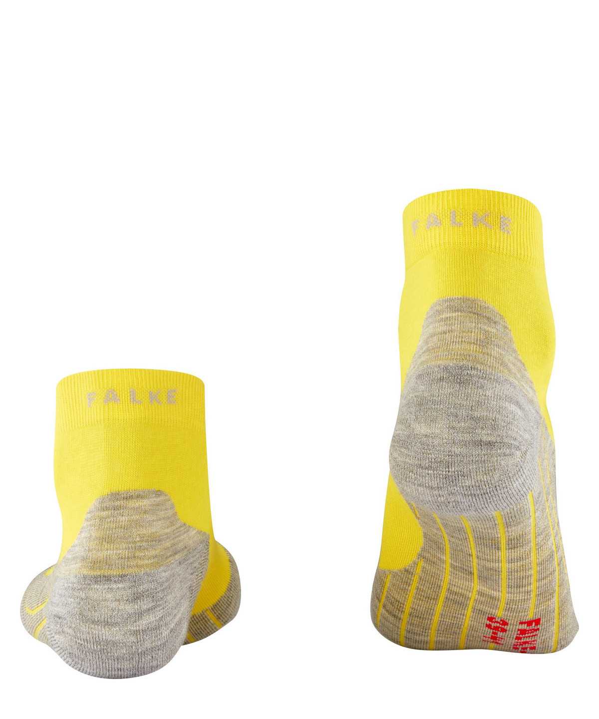 Men Falke RU4 Endurance Short Running Short sock Socks Yellow | VDWKHB281