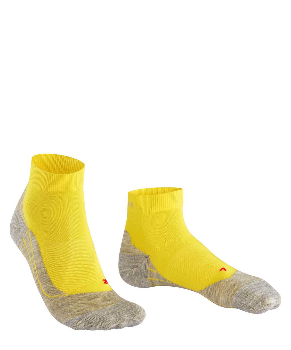 Men Falke RU4 Endurance Short Running Short sock Socks Yellow | VDWKHB281