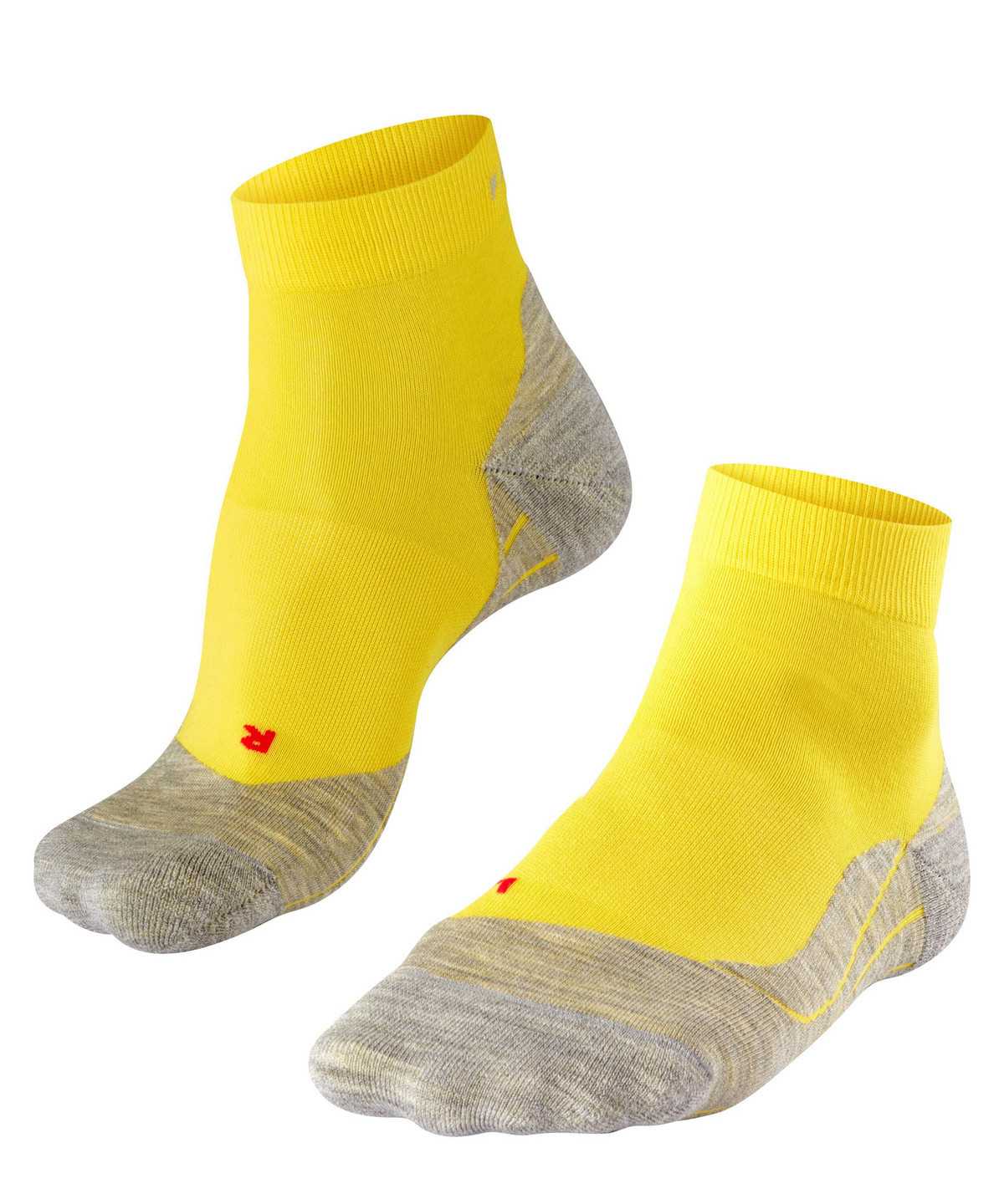 Men Falke RU4 Endurance Short Running Short sock Socks Yellow | VDWKHB281