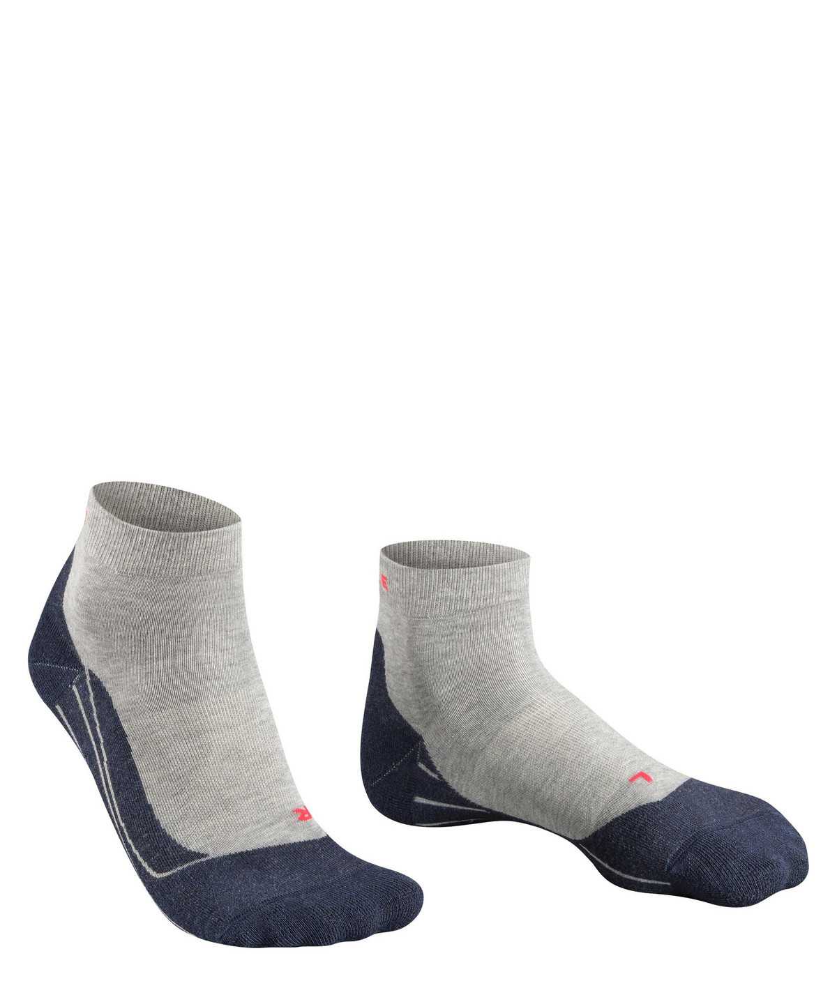 Men Falke RU4 Endurance Short Running Short sock Socks Grey | KSCWQH732