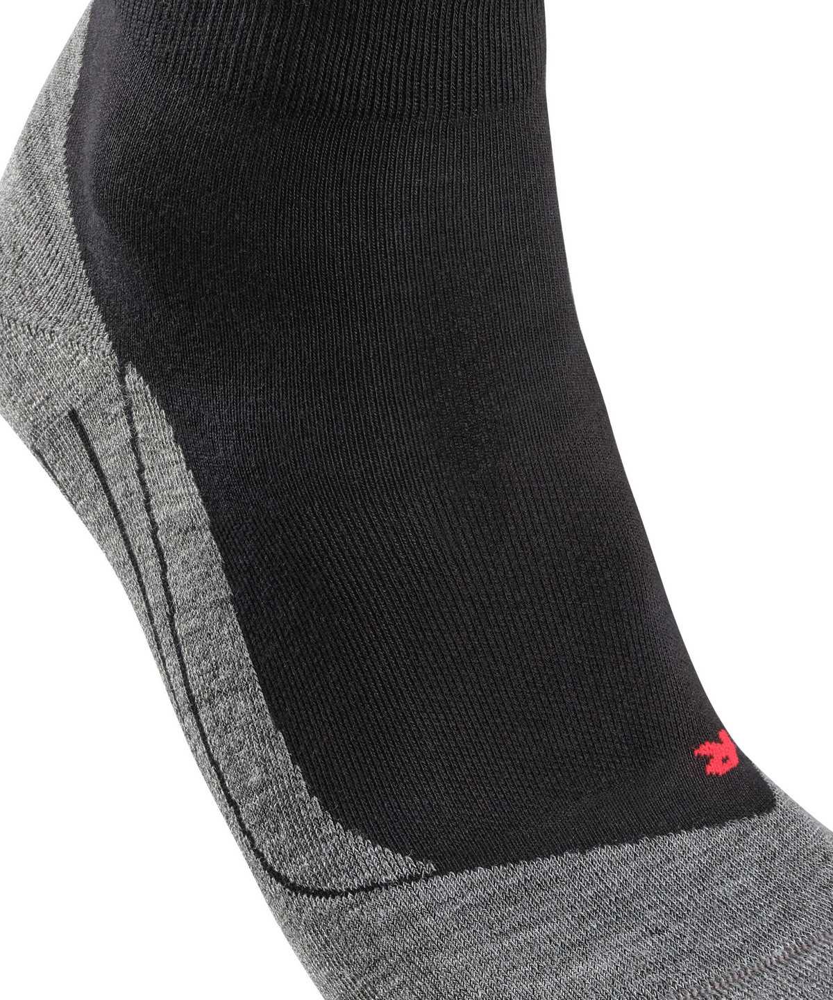 Men Falke RU4 Endurance Short Running Short sock Socks Black | PMCTHR231