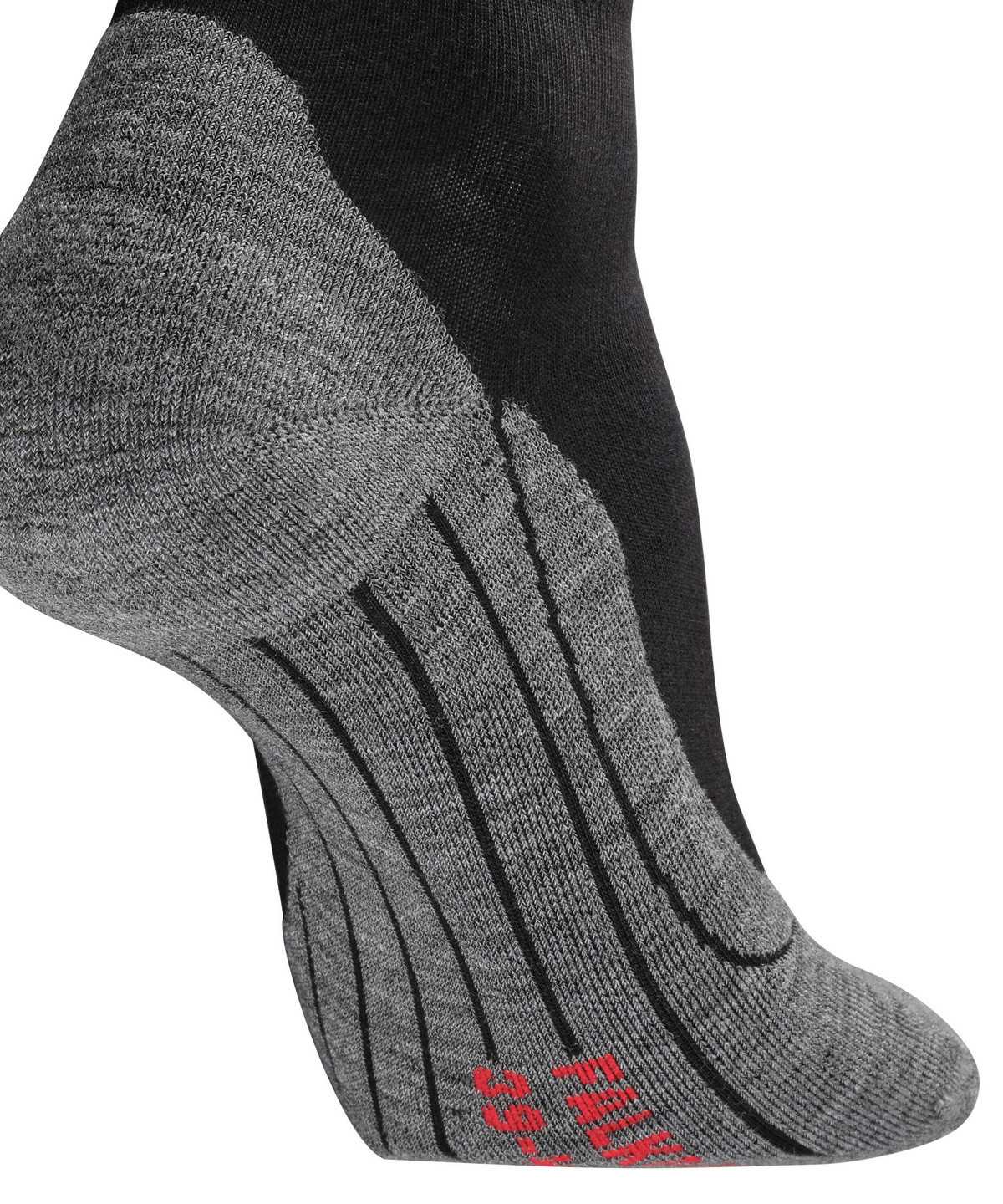 Men Falke RU4 Endurance Short Running Short sock Socks Black | PMCTHR231