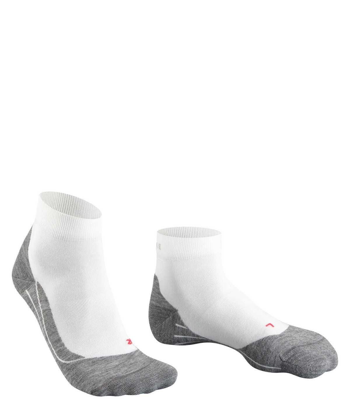 Men Falke RU4 Endurance Short Running Short sock Socks White | VEABWH205