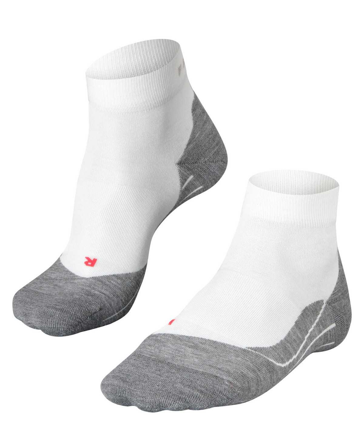 Men Falke RU4 Endurance Short Running Short sock Socks White | VEABWH205