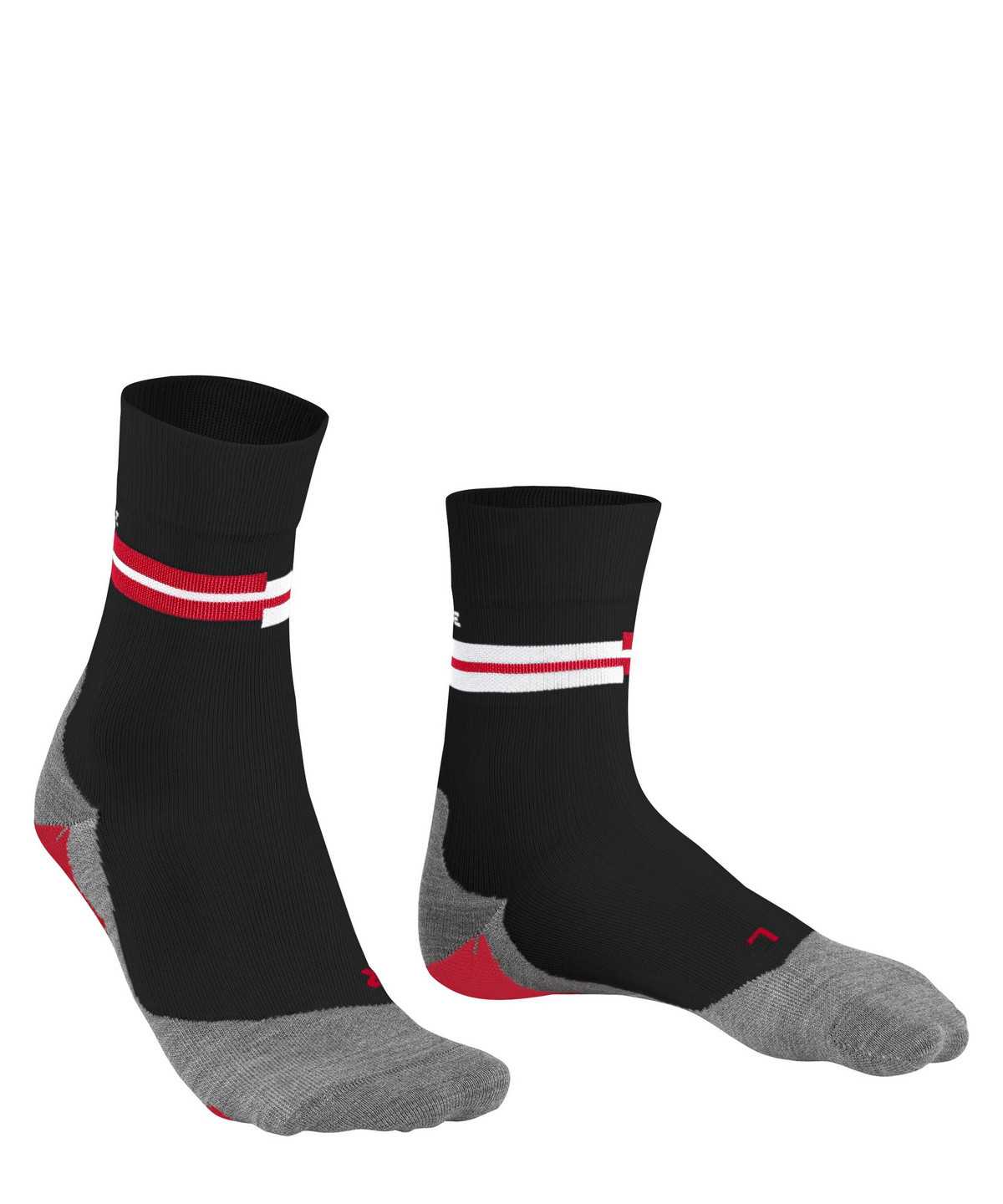 Men Falke RU5 Race Running Socks Socks Black | QNDLWB421