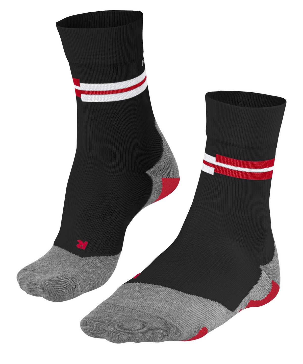 Men Falke RU5 Race Running Socks Socks Black | QNDLWB421