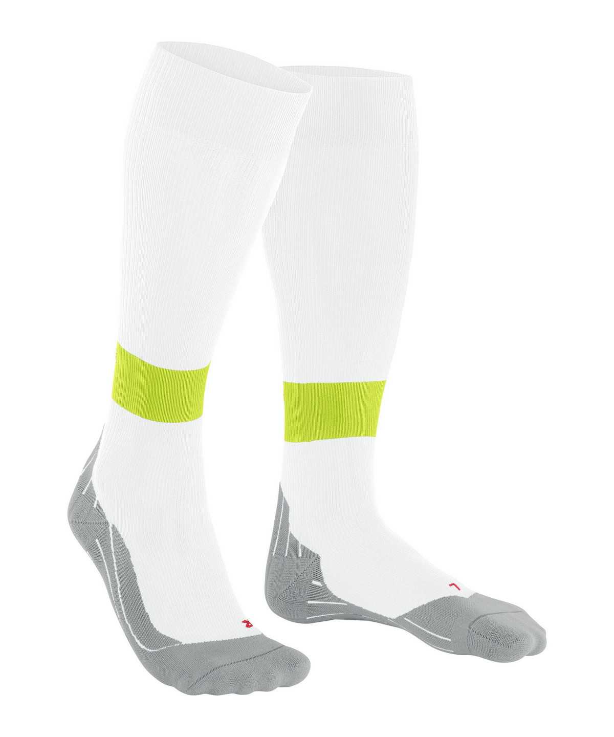 Men Falke RU Compression Energy Running Knee-high Socks Socks White | BATORW610