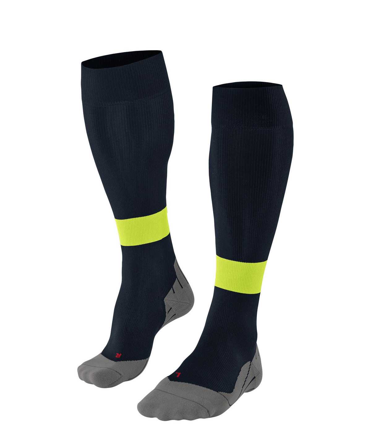 Men Falke RU Compression Energy Running Knee-high Socks Socks Blue | TXJQZF708