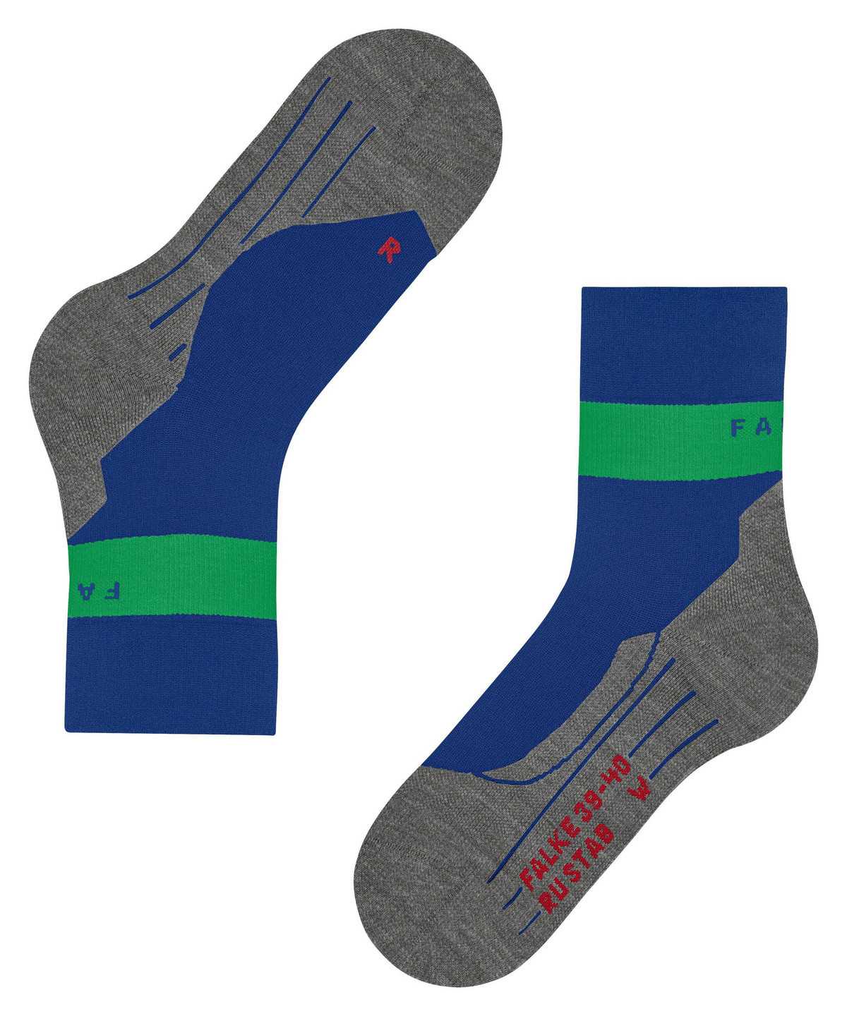 Men Falke RU Compression Stabilizing Running Socks Socks Blue | RGPJEX136