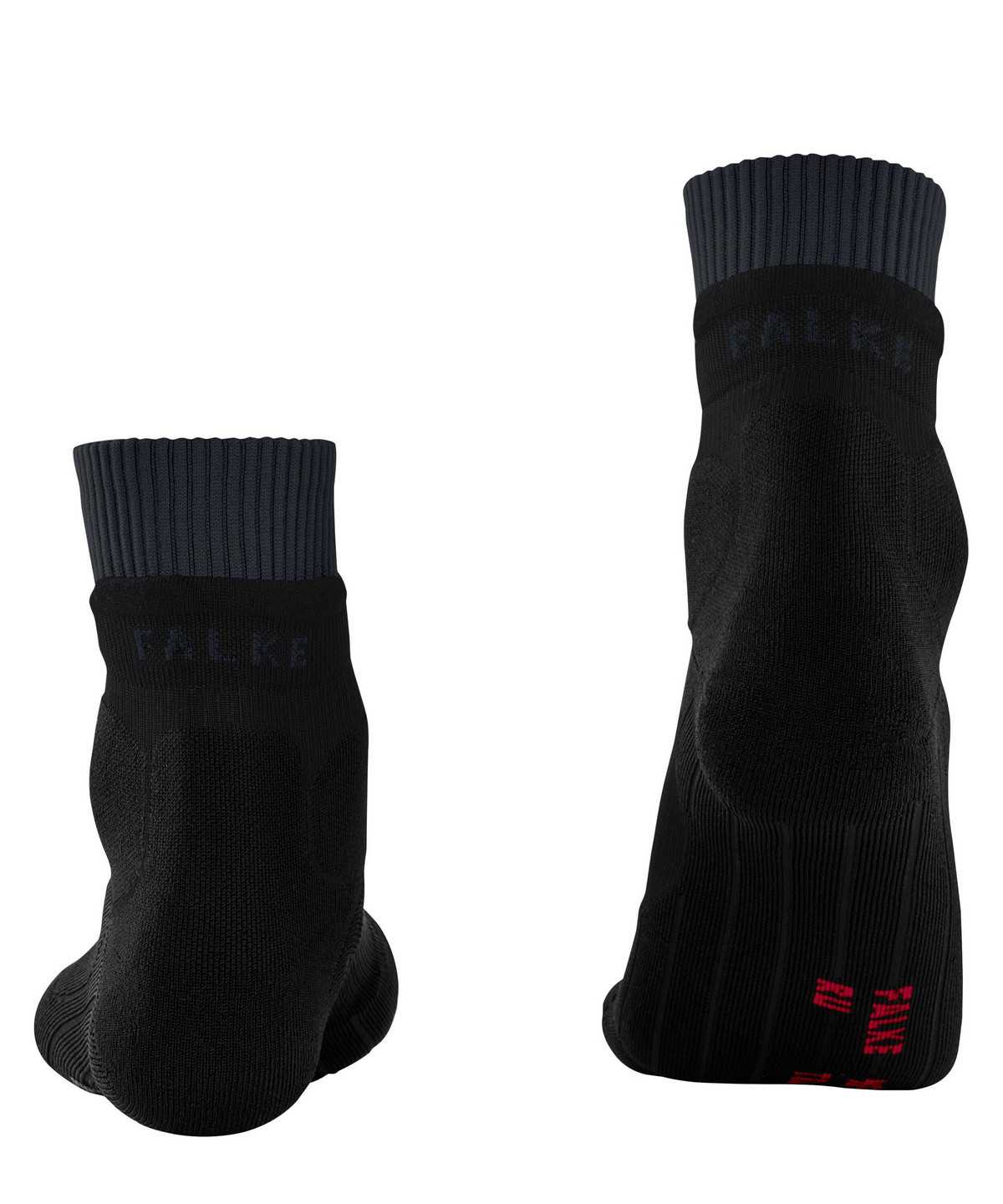 Men Falke RU Trail Running Socks Socks Black | ZUYVPD215