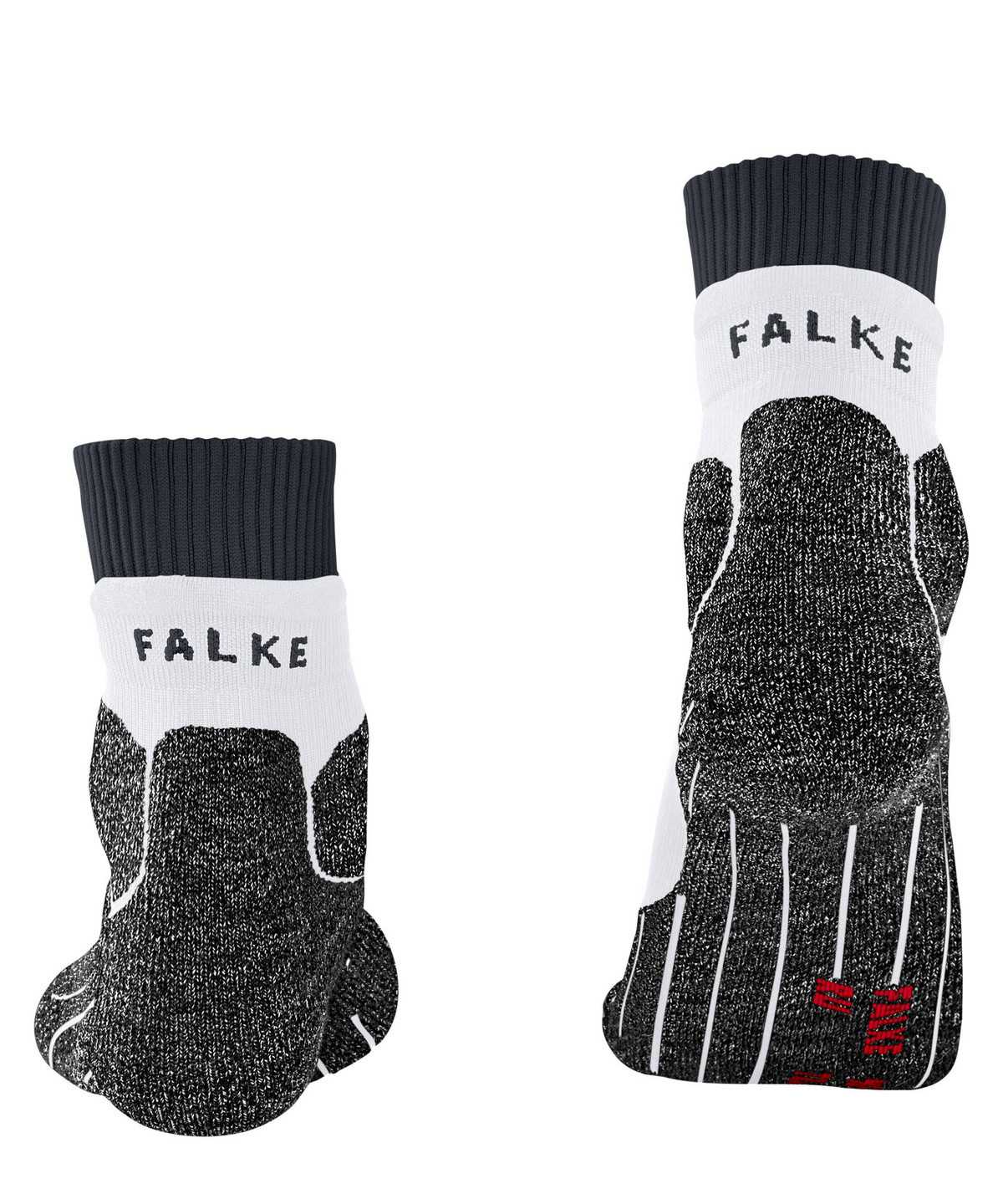 Men Falke RU Trail Running Socks Socks White | VWJFGH541