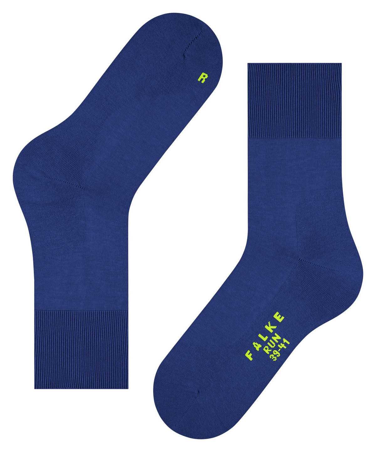 Men Falke Run Socks Socks Blue | WZCSNT587