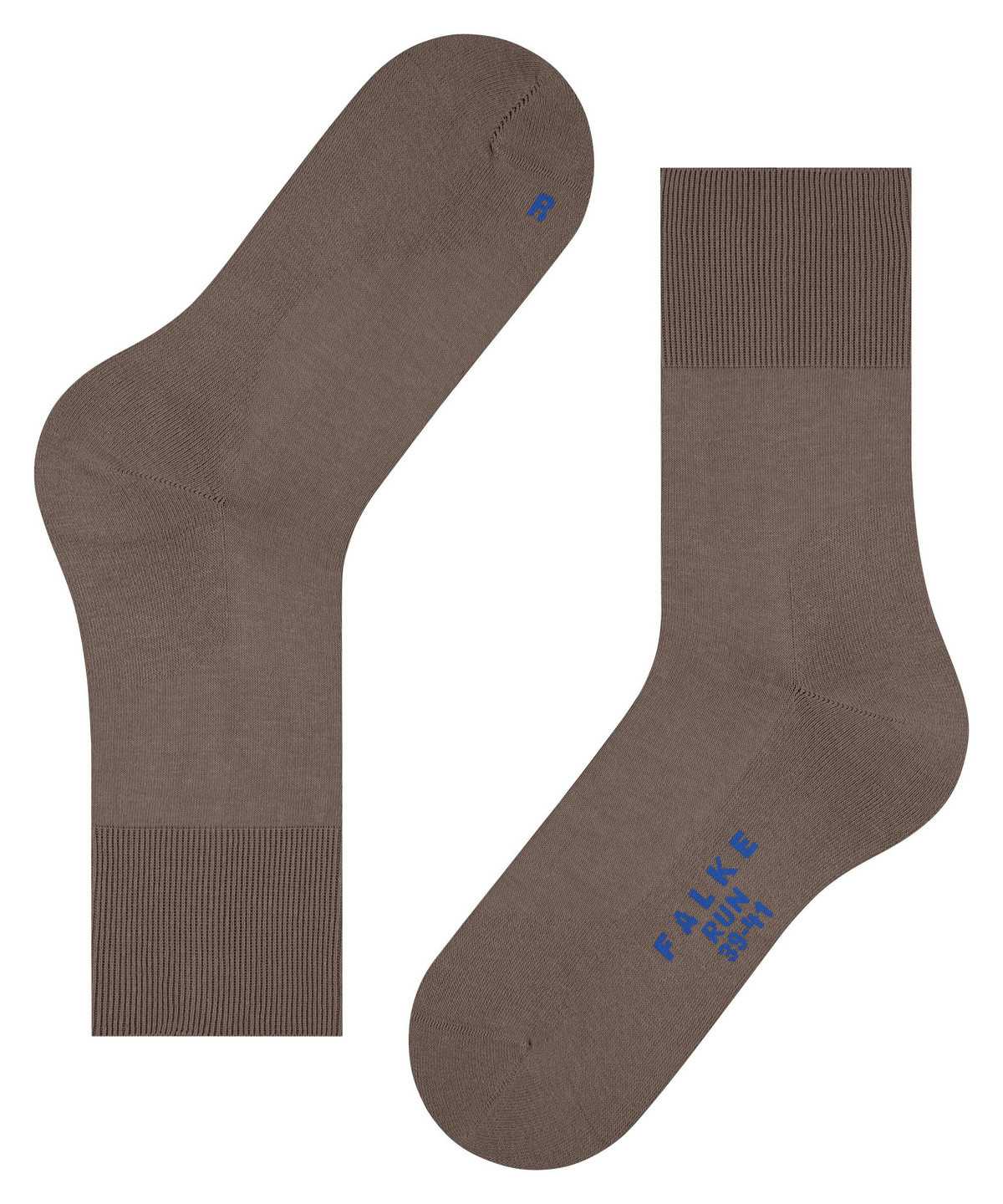 Men Falke Run Socks Socks Brown | TQWLHJ870