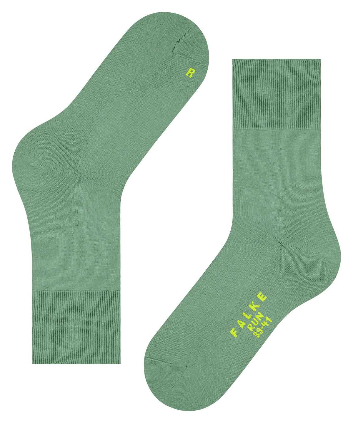 Men Falke Run Socks Socks Green | CPANXZ069