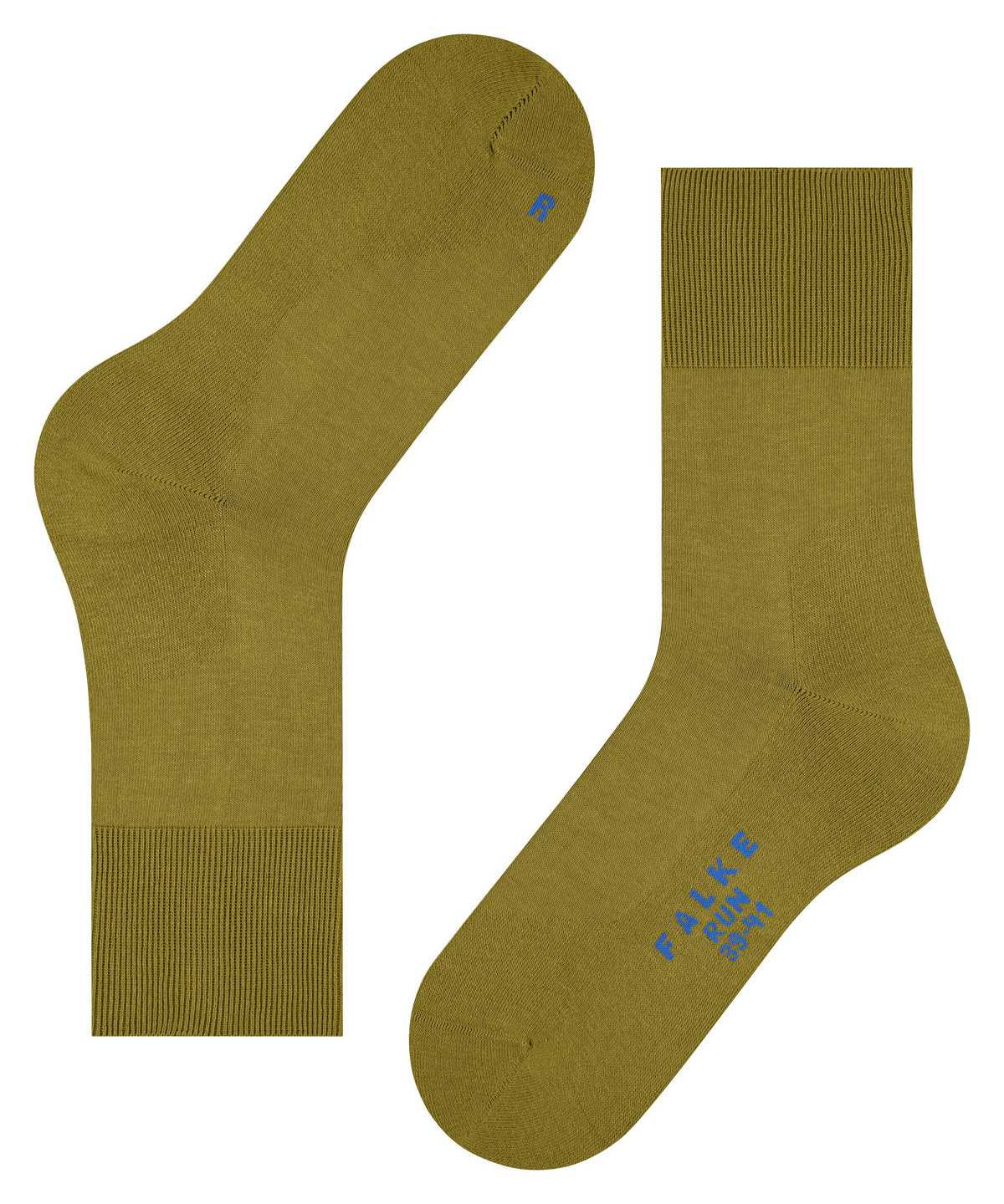 Men Falke Run Socks Socks Green | CXKDBH968