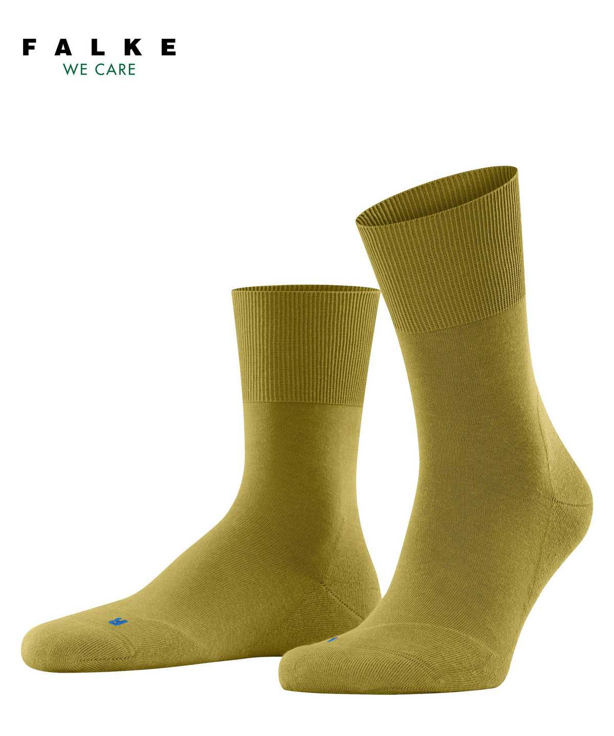 Men Falke Run Socks Socks Green | CXKDBH968