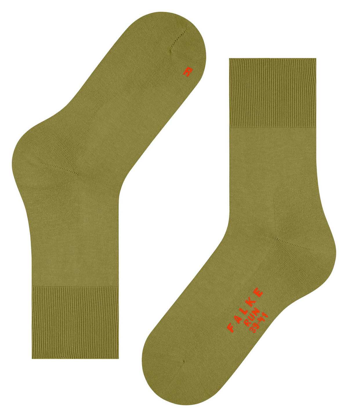 Men Falke Run Socks Socks Green | JVAQRE592