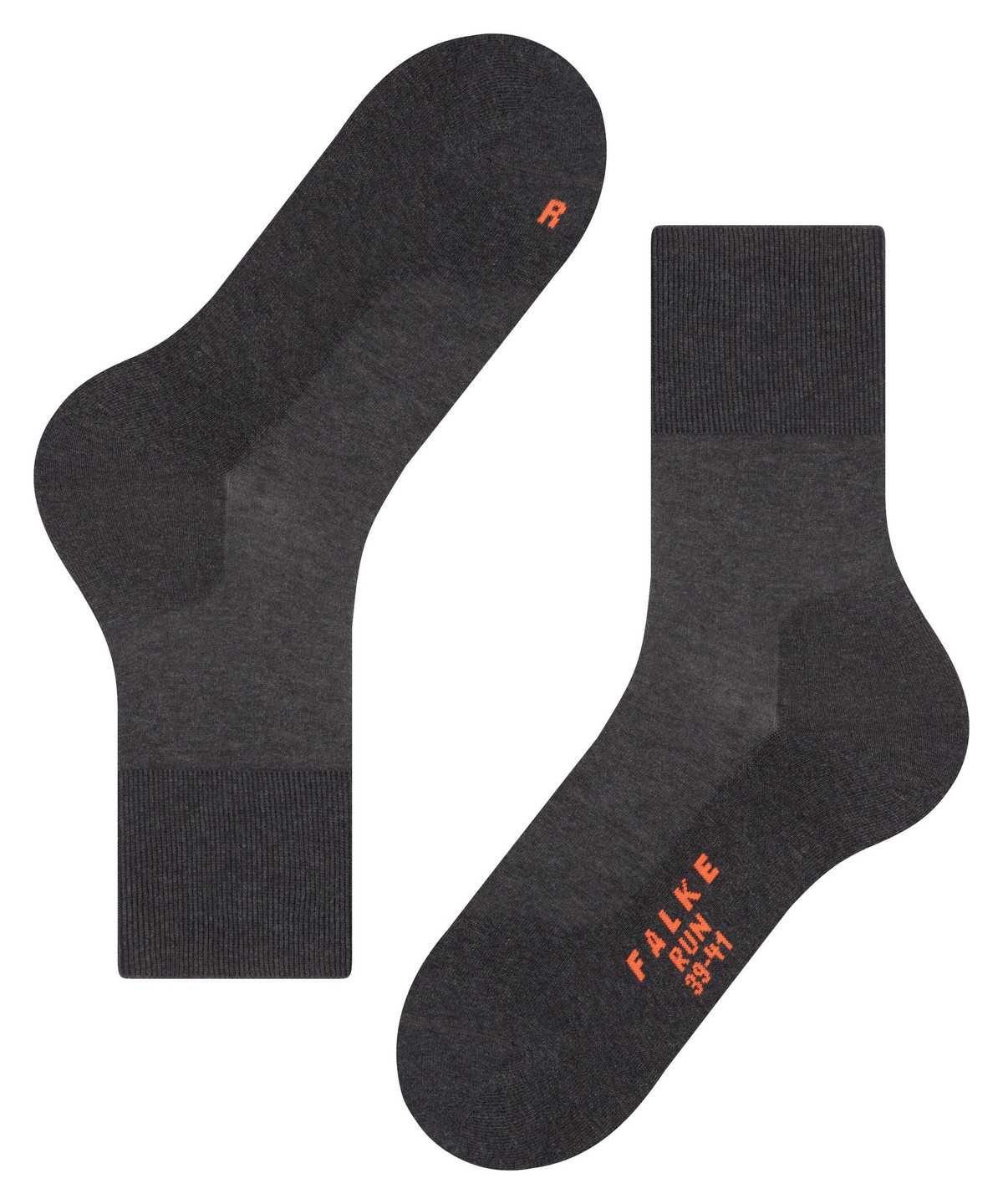 Men Falke Run Socks Socks Grey | NAXSYZ431