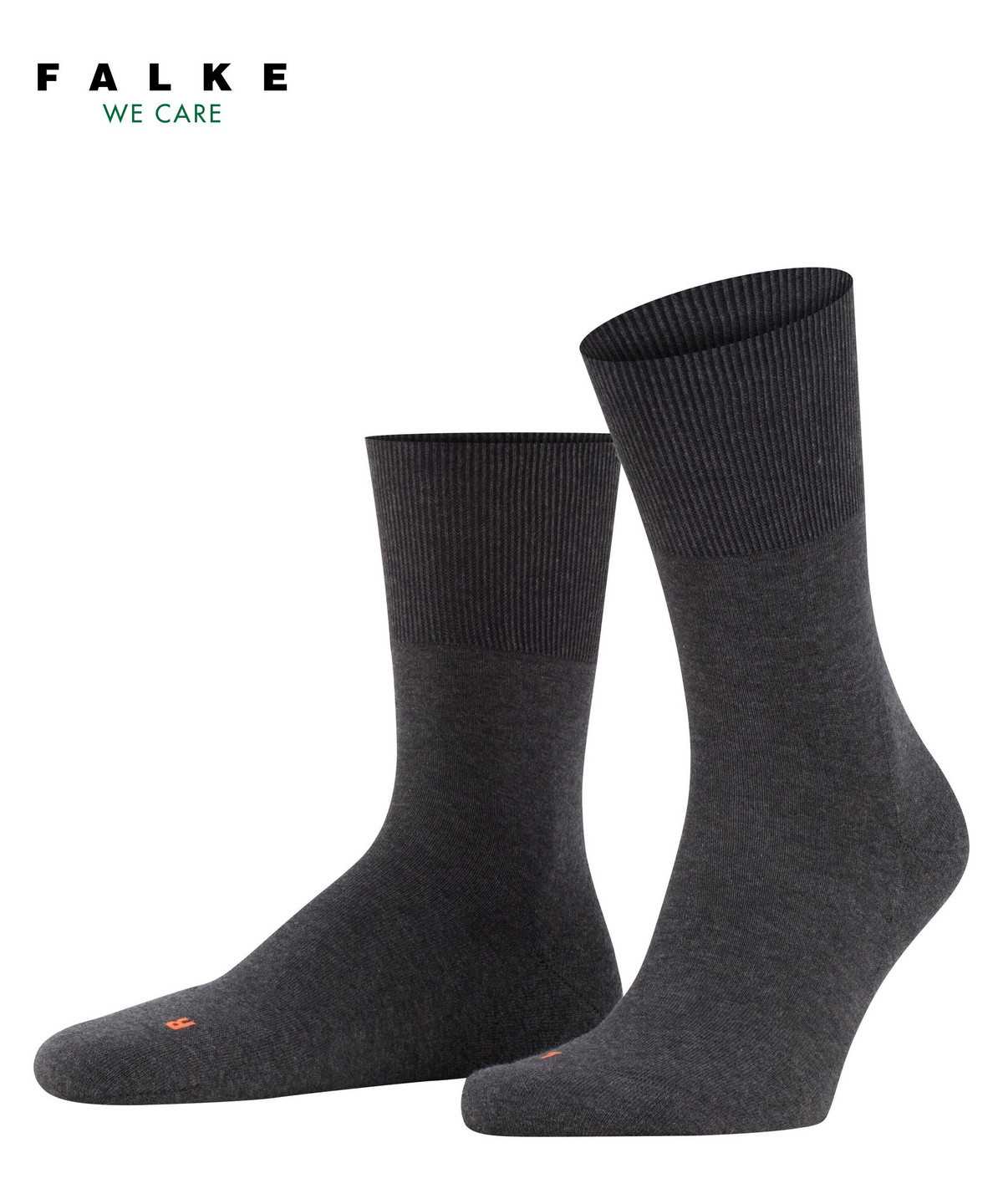 Men Falke Run Socks Socks Grey | NAXSYZ431