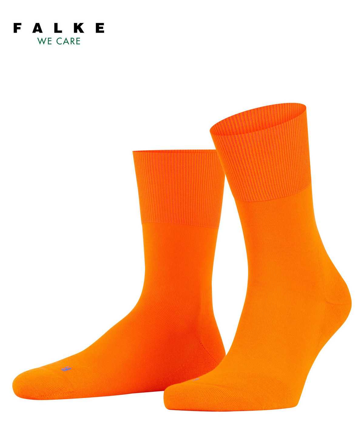 Men Falke Run Socks Socks Orange | BSPHLR693