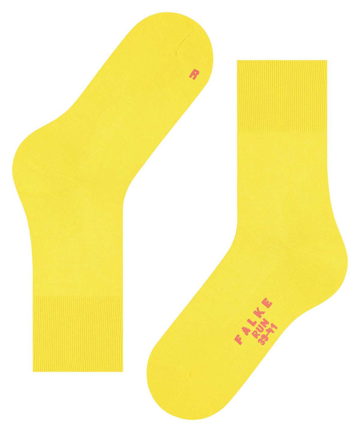 Men Falke Run Socks Socks Yellow | WVBLUM401