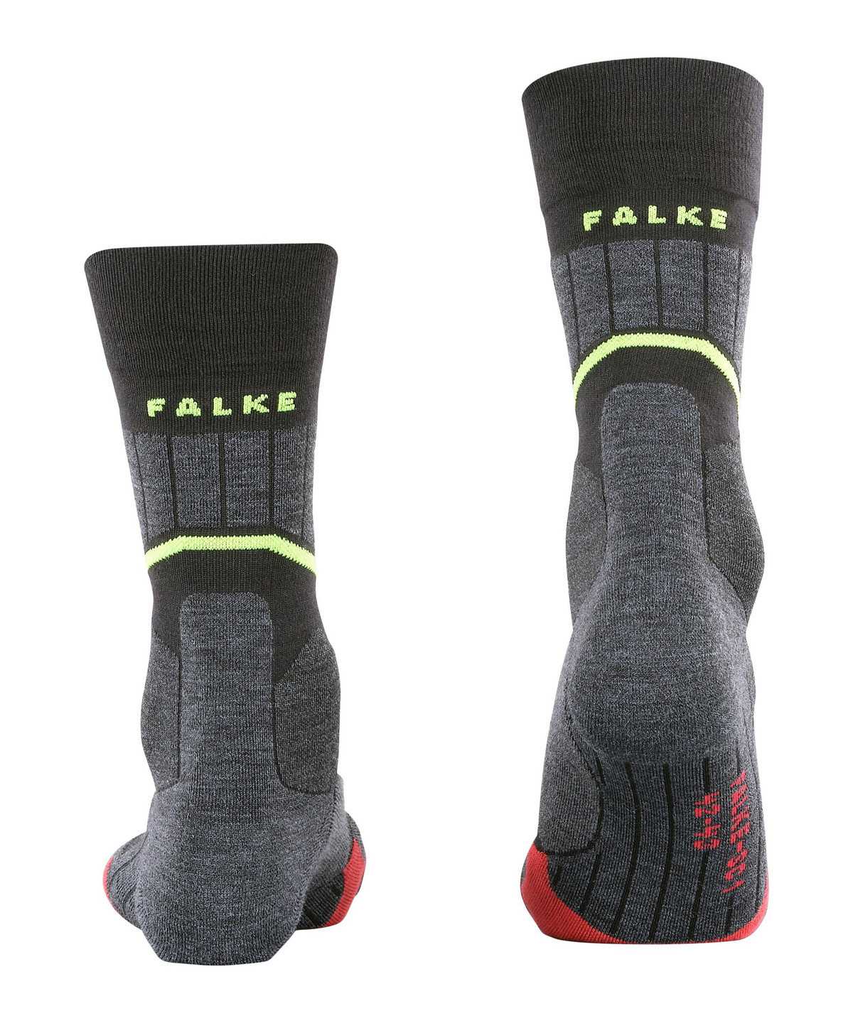 Men Falke SC1 Skiing Socks Socks Black | DHFIZN845