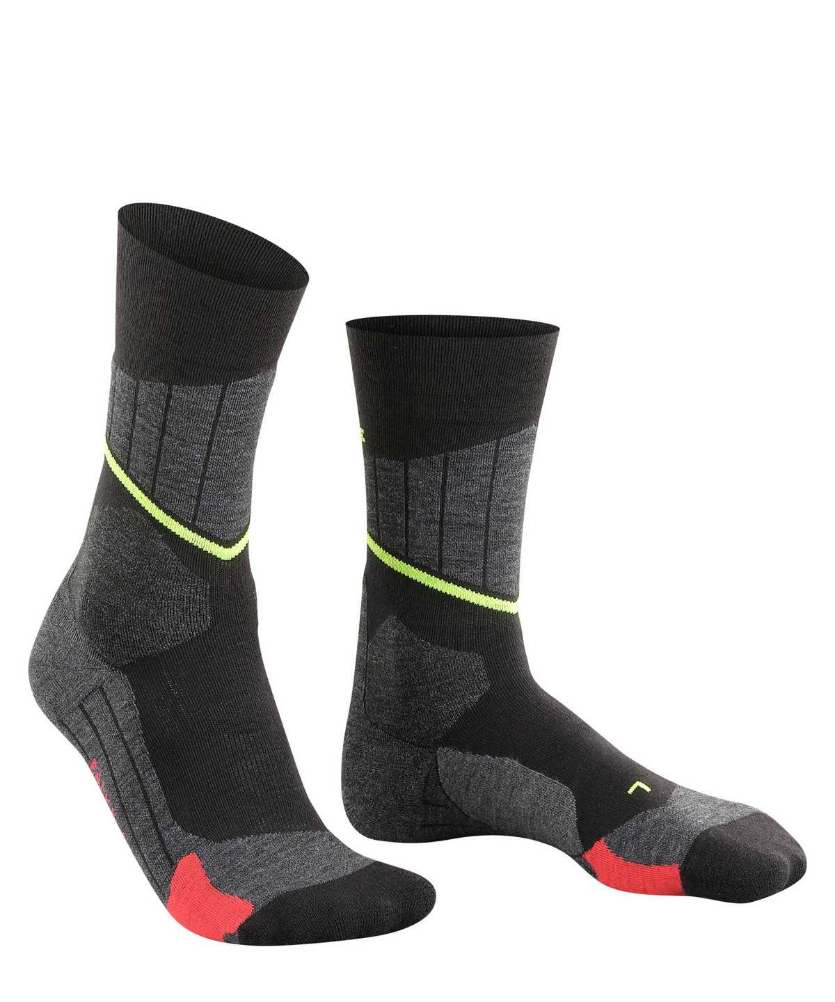 Men Falke SC1 Skiing Socks Socks Black | DHFIZN845