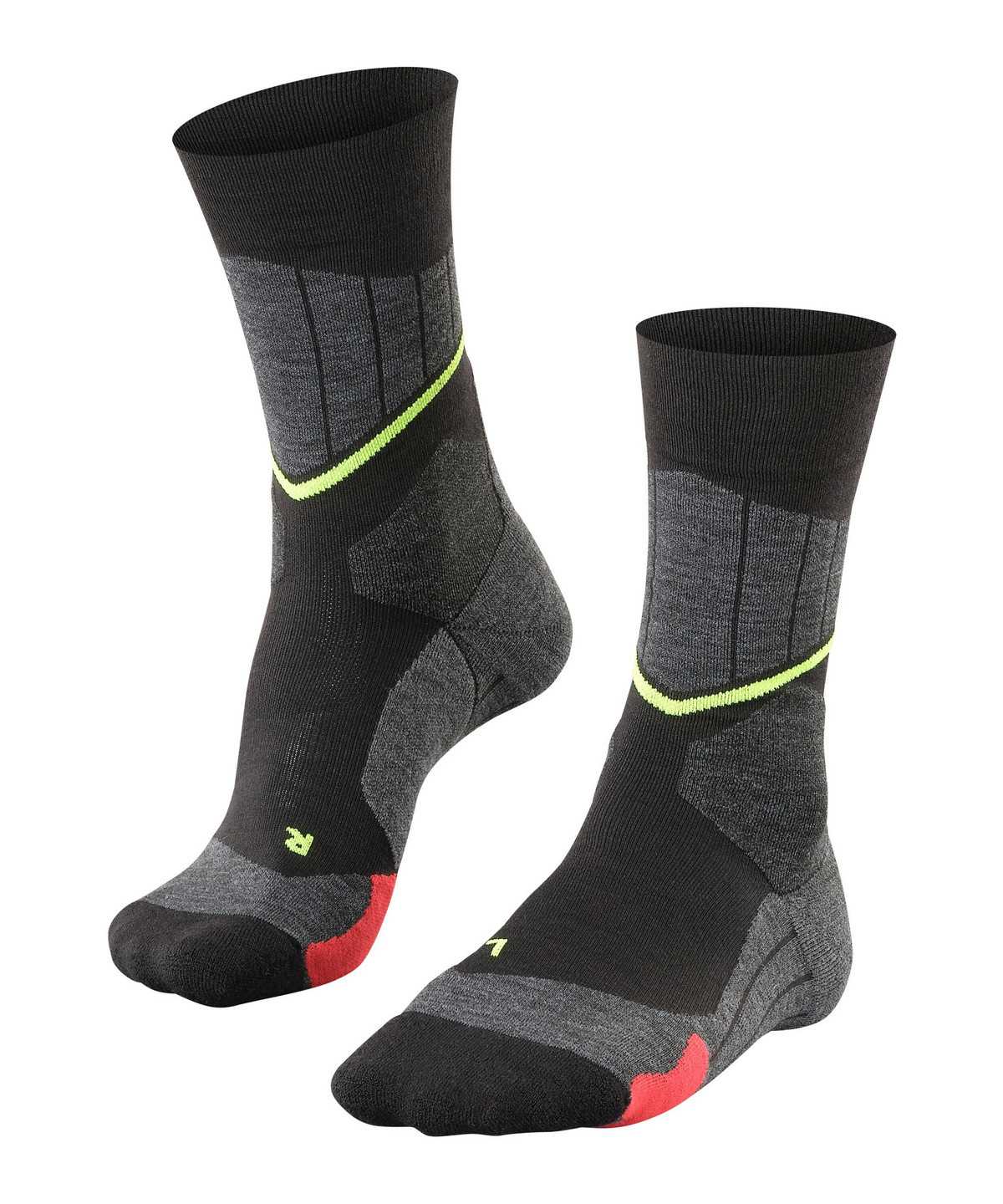 Men Falke SC1 Skiing Socks Socks Black | DHFIZN845