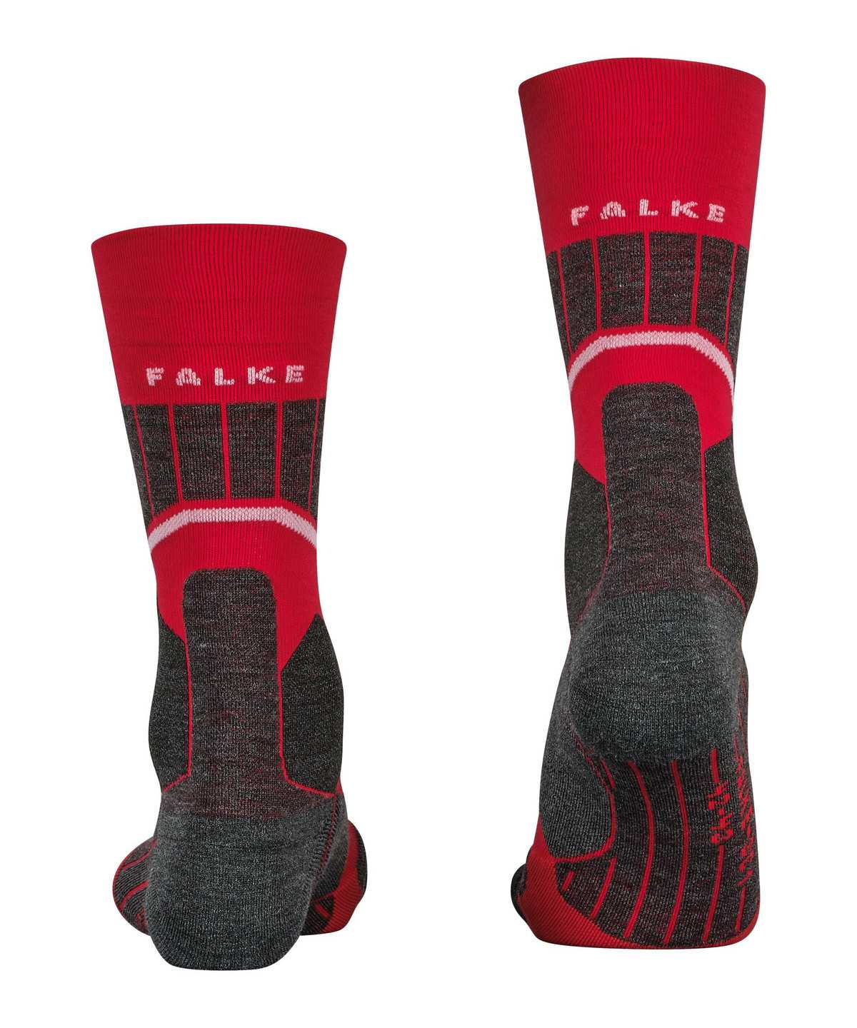 Men Falke SC1 Skiing Socks Socks Red | BPVQOZ354