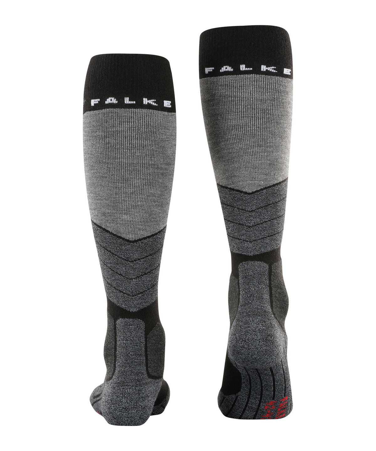 Men Falke SK2 Intermediate Cashmere Skiing Knee-high Socks Socks Black | BXTMWU051