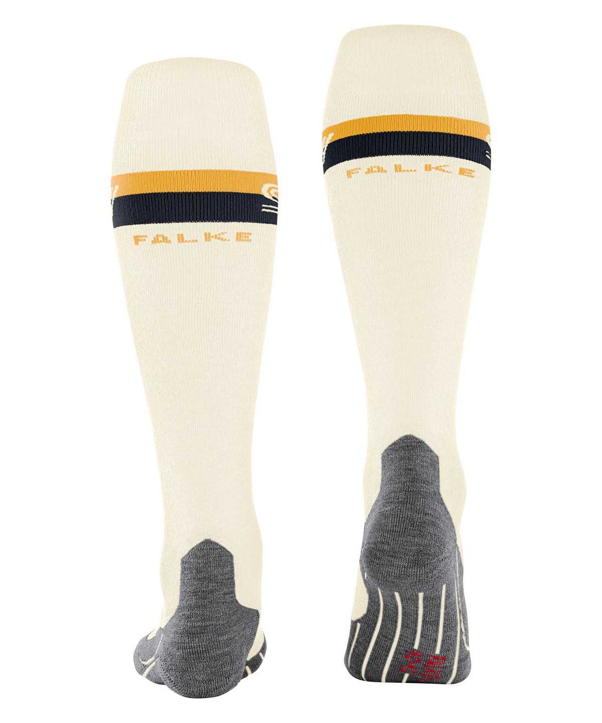 Men Falke SK2 Intermediate Skiing Knee-high Socks Socks White | DNROTM203