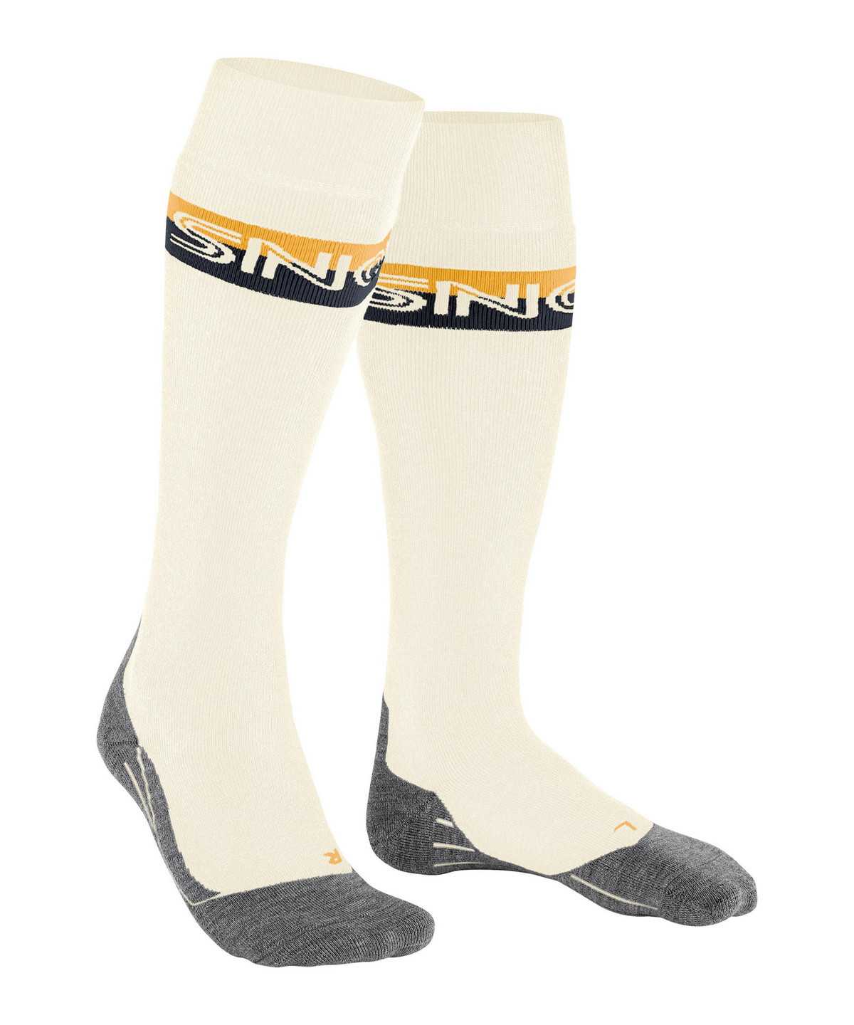 Men Falke SK2 Intermediate Skiing Knee-high Socks Socks White | DNROTM203