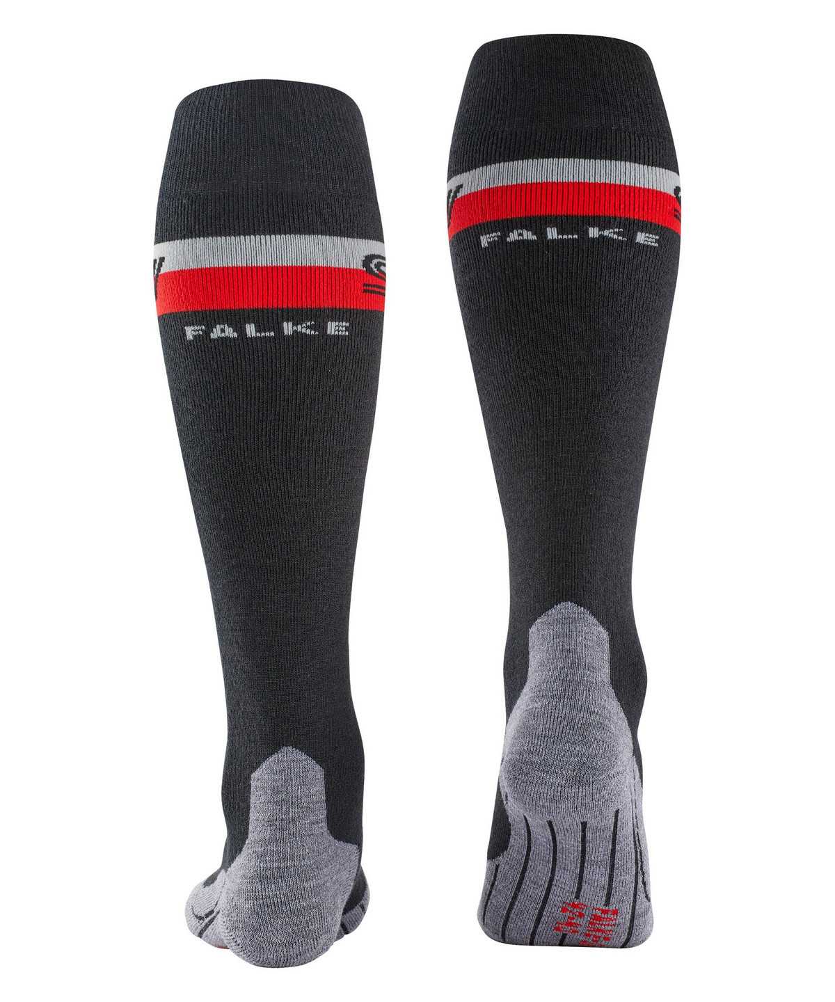 Men Falke SK2 Intermediate Skiing Knee-high Socks Socks Black | NTQXCF576