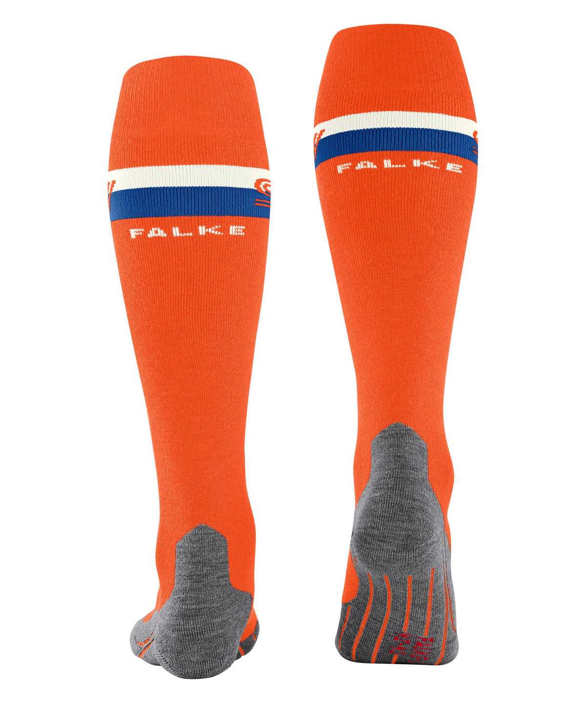 Men Falke SK2 Intermediate Skiing Knee-high Socks Socks Orange | KOGZVN124