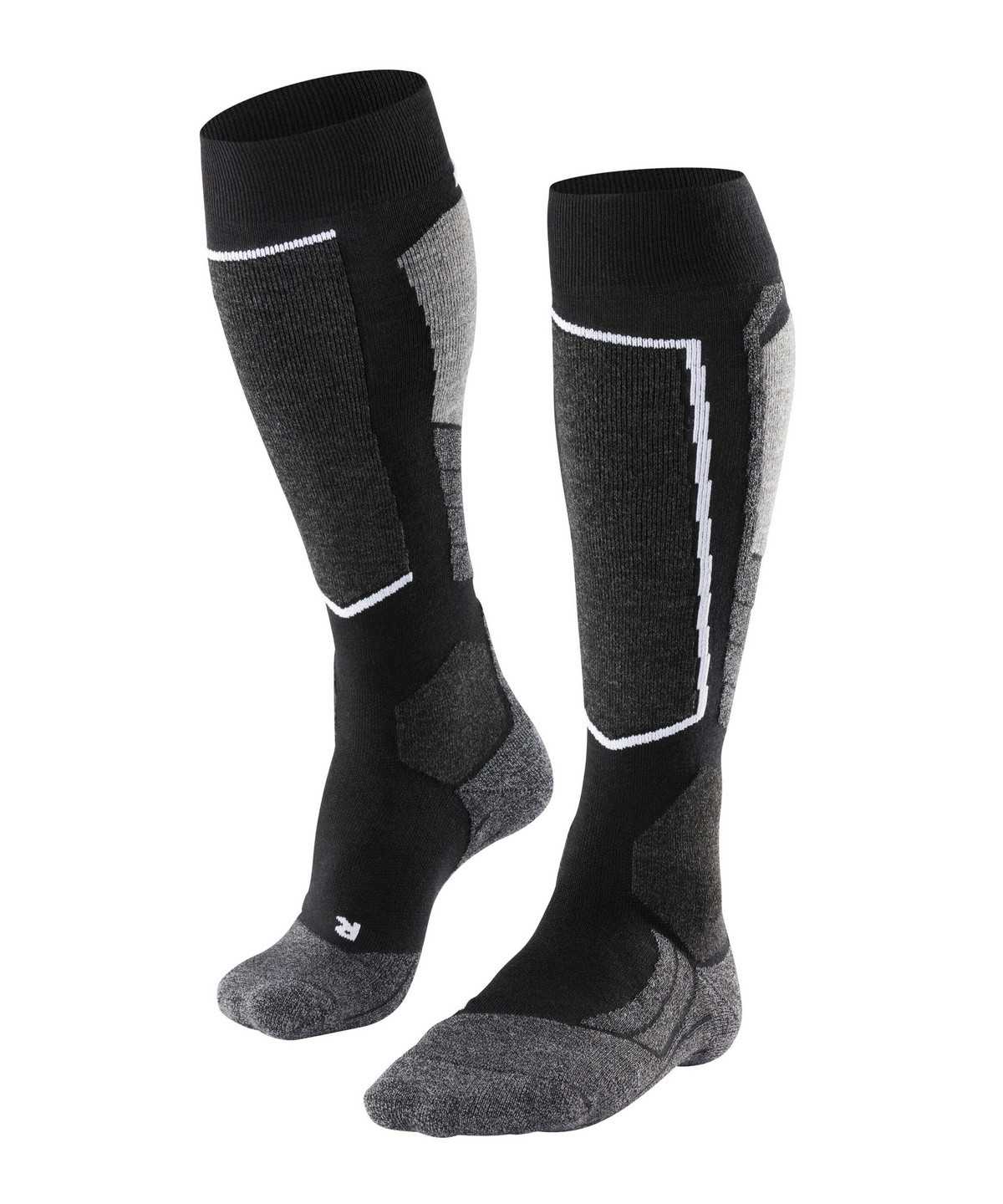 Men Falke SK2 Intermediate Skiing Knee-high Socks Socks Black | TPQUJR873