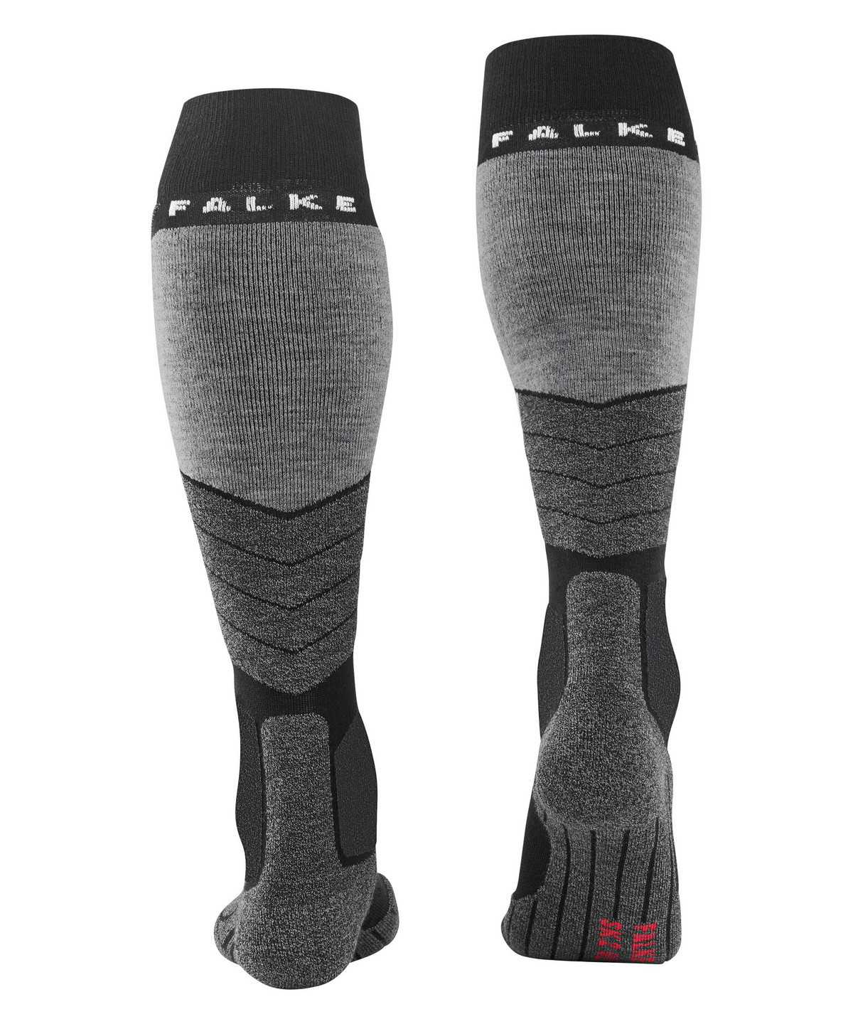 Men Falke SK2 Intermediate Vegan Skiing Knee-high Socks Socks Black | IFGDWJ304