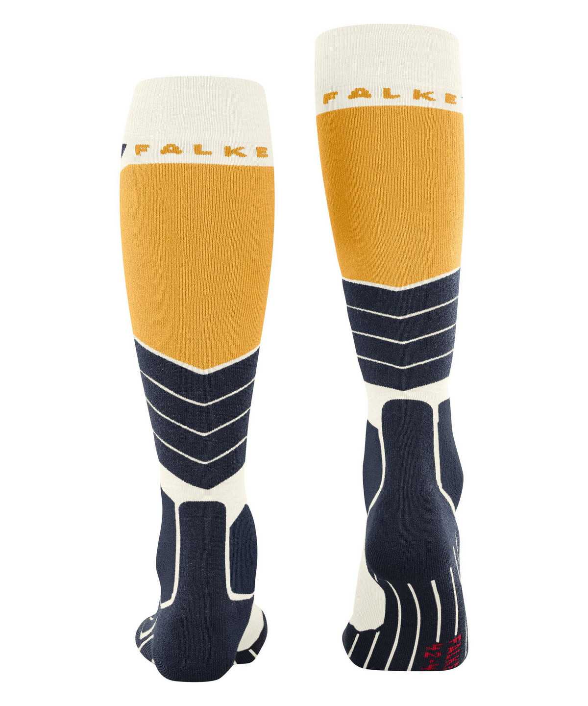 Men Falke SK2 Intermediate Wool Skiing Knee-high Socks Socks White | RDQPIW237