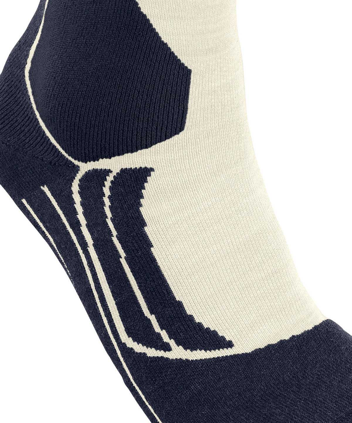 Men Falke SK2 Intermediate Wool Skiing Knee-high Socks Socks White | RDQPIW237