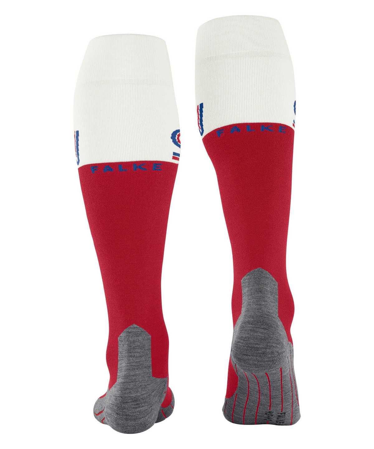 Men Falke SK4 Advanced Skiing Knee-high Socks Socks Red | HYWFVD812