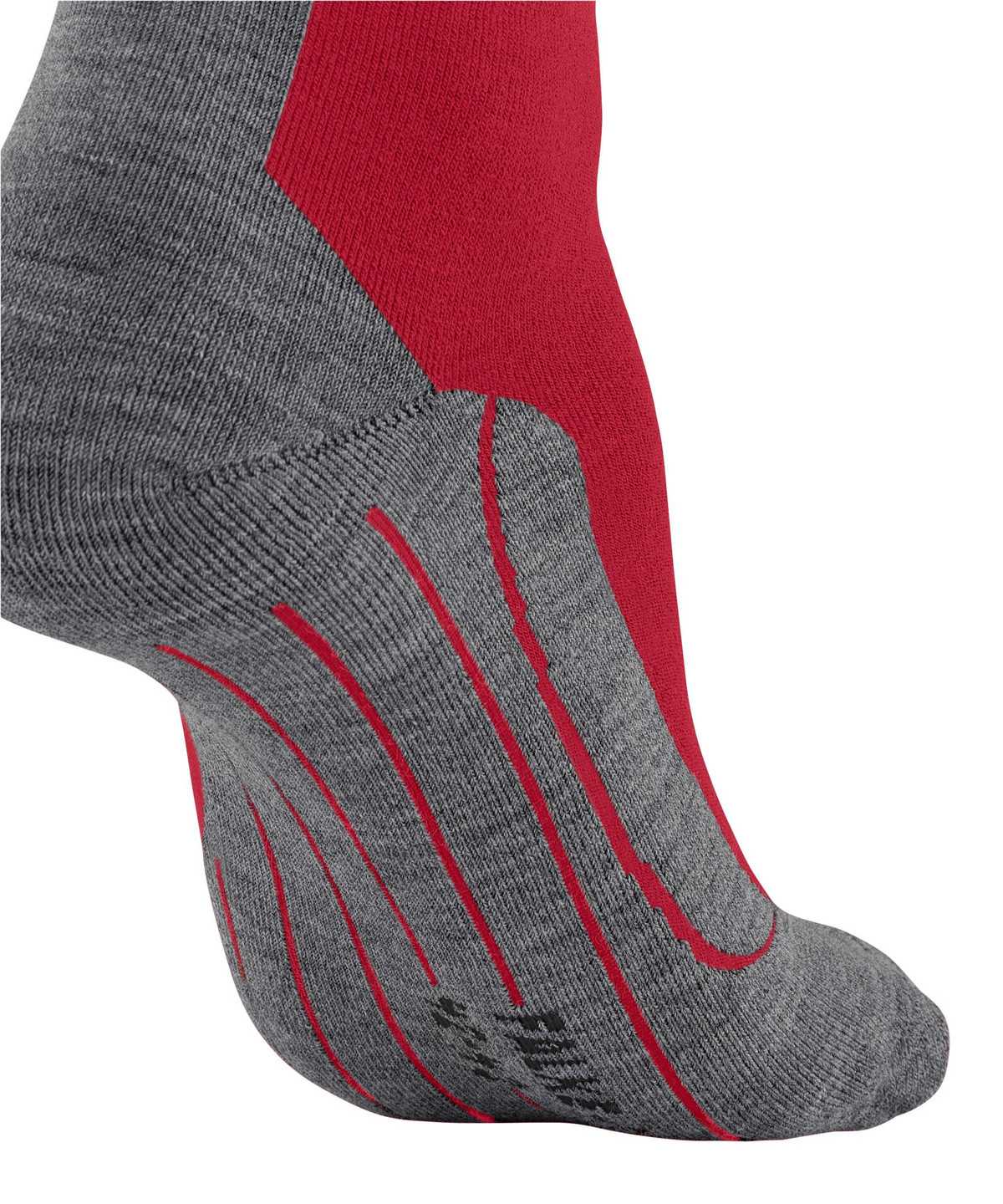 Men Falke SK4 Advanced Skiing Knee-high Socks Socks Red | HYWFVD812