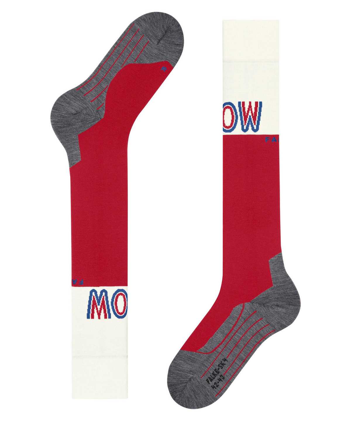 Men Falke SK4 Advanced Skiing Knee-high Socks Socks Red | HYWFVD812