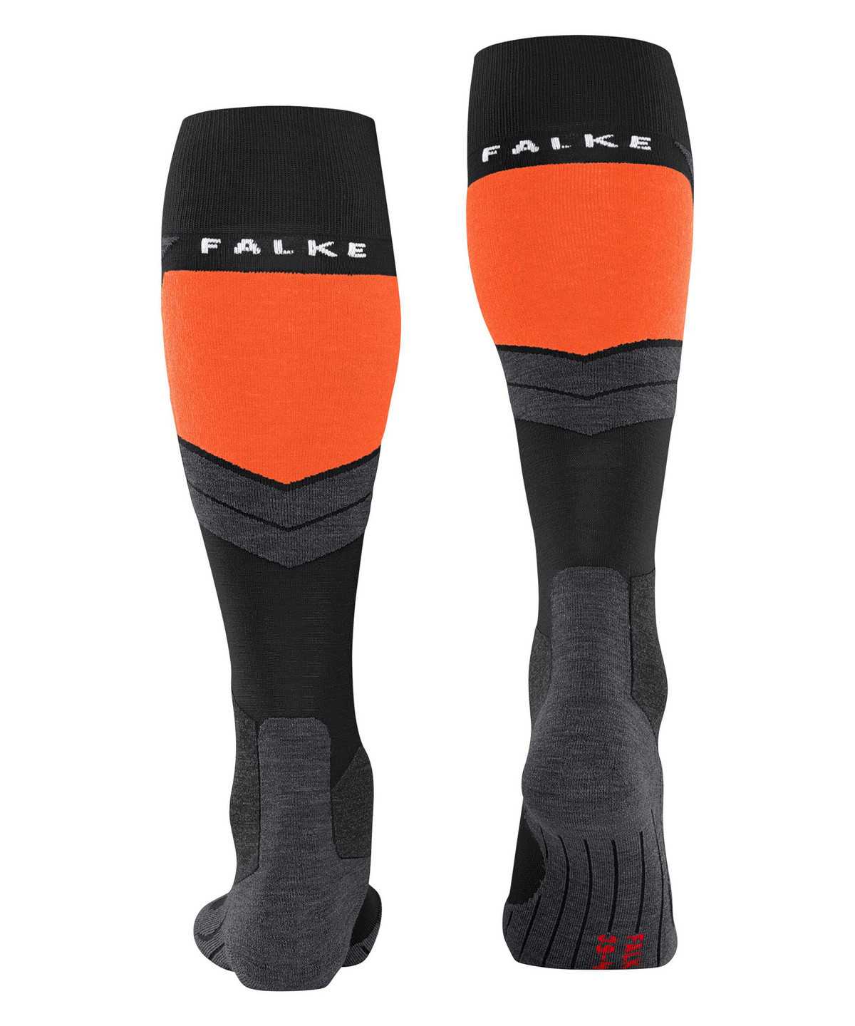 Men Falke SK4 Advanced Skiing Knee-high Socks Socks Black | RGCXNT594