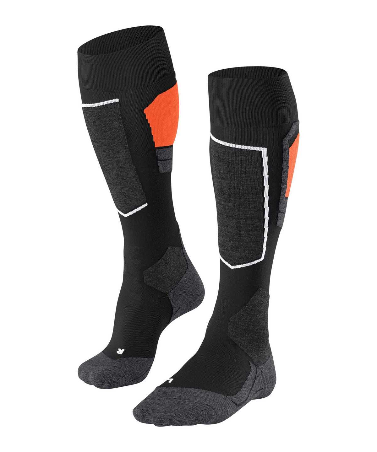 Men Falke SK4 Advanced Skiing Knee-high Socks Socks Black | RGCXNT594